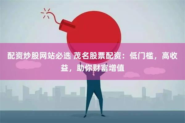 配资炒股网站必选 茂名股票配资：低门槛，高收益，助你财富增值